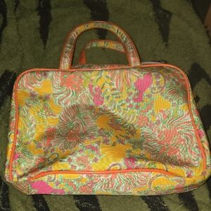 Lilly Pulitzer Vibrant Floral Cosmetic Bag